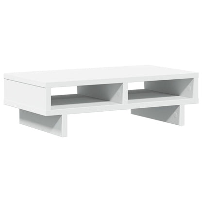 Monitorstandaard 50x27x15 cm bewerkt hout wit