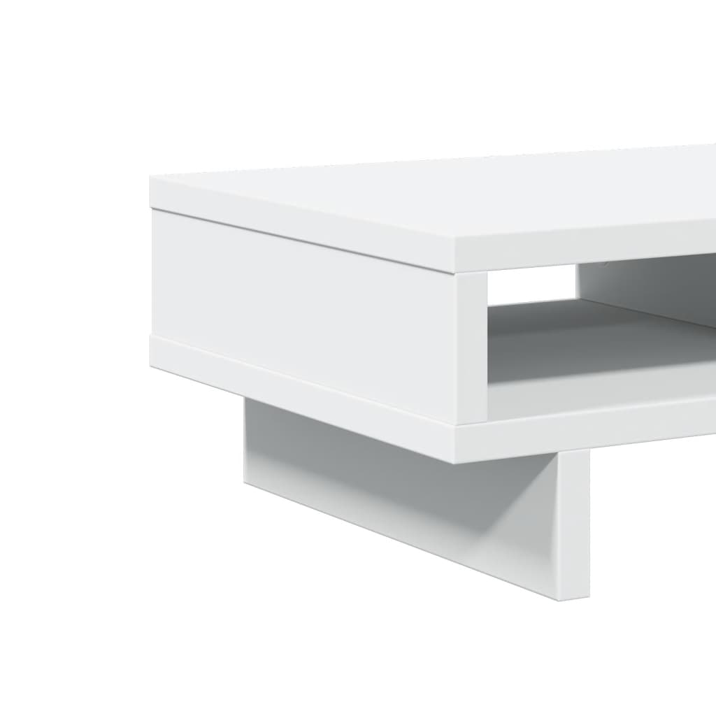 Monitorstandaard 50x27x15 cm bewerkt hout wit