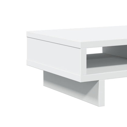 Monitorstandaard 50x27x15 cm bewerkt hout wit