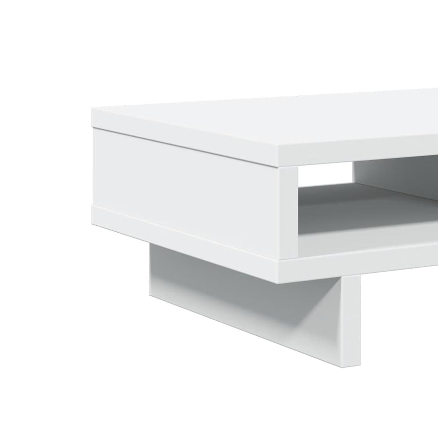 Monitorstandaard 50x27x15 cm bewerkt hout wit