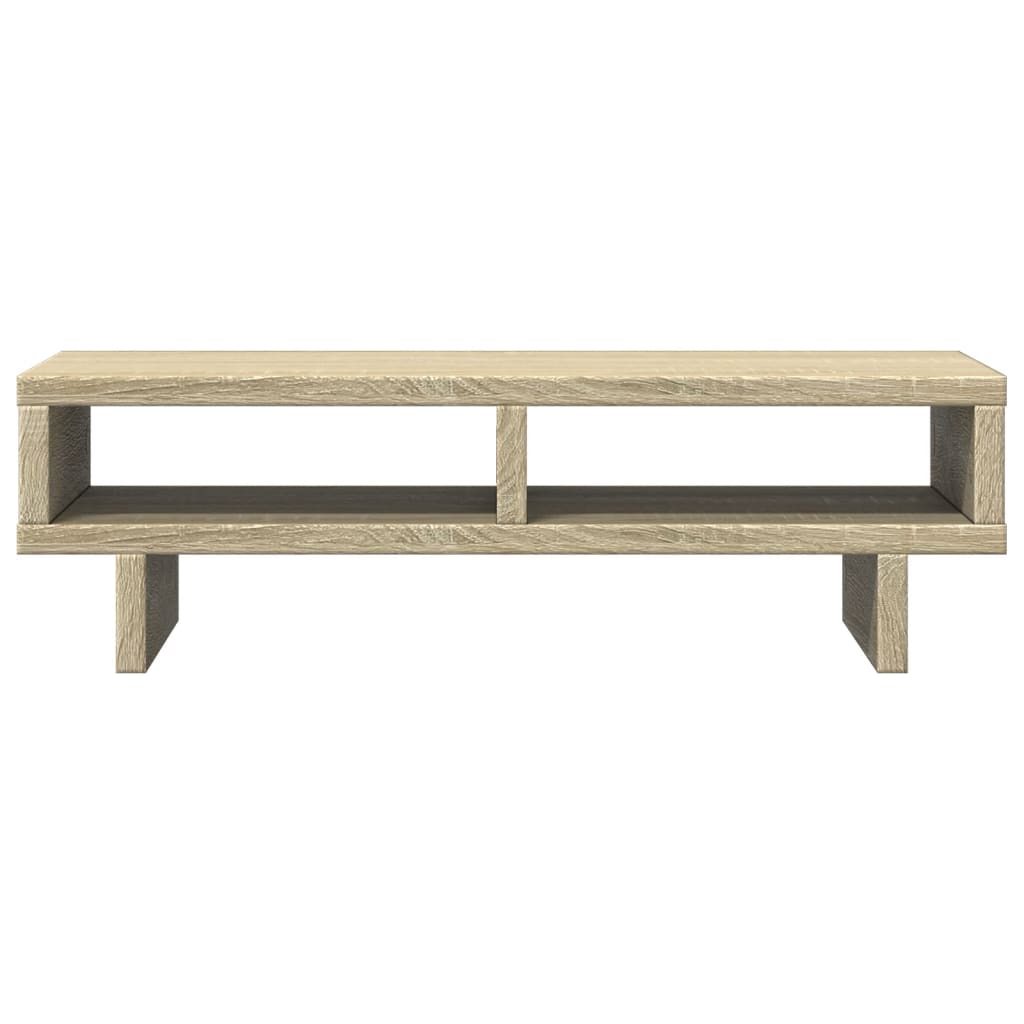 Monitorstandaard 50x27x15 cm bewerkt hout sonoma eikenkleurig