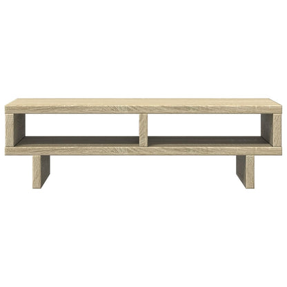Monitorstandaard 50x27x15 cm bewerkt hout sonoma eikenkleurig