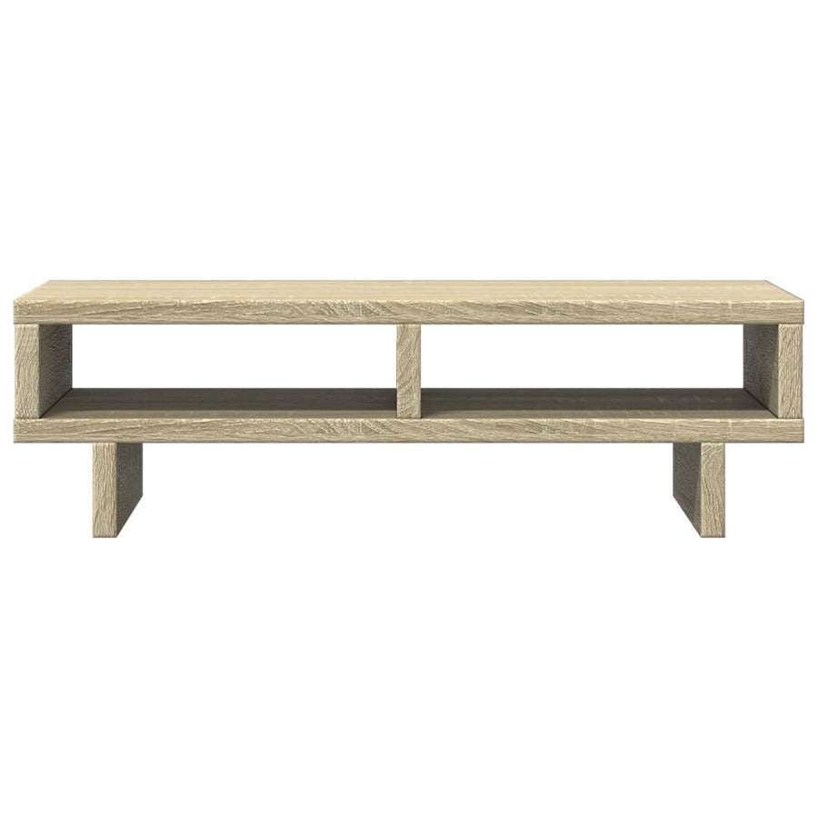 Monitorstandaard 50x27x15 cm bewerkt hout sonoma eikenkleurig