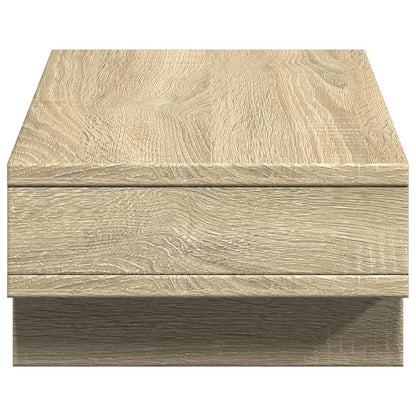 Monitorstandaard 50x27x15 cm bewerkt hout sonoma eikenkleurig