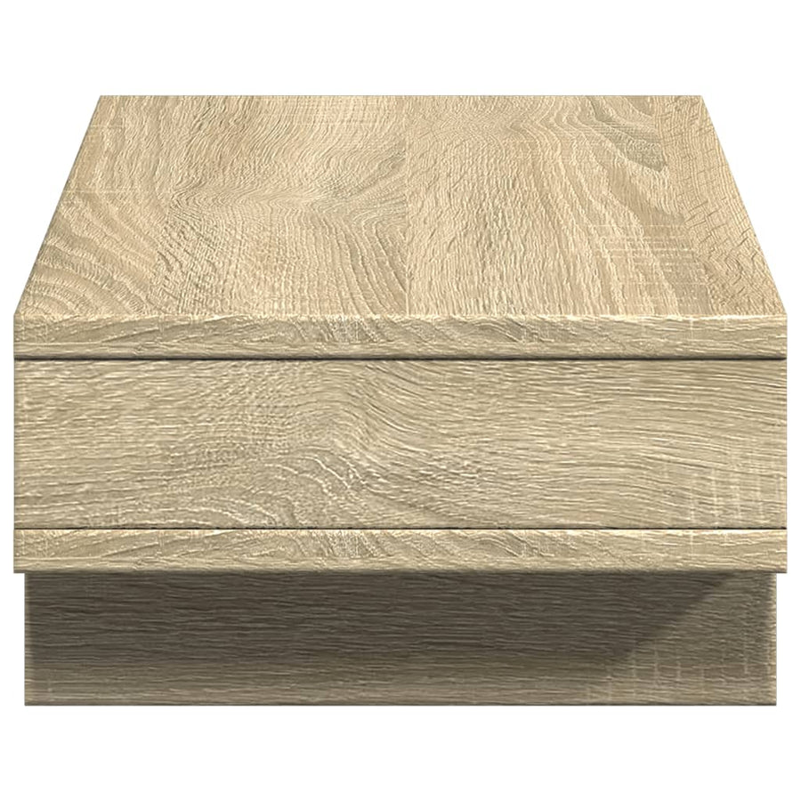 Monitorstandaard 50x27x15 cm bewerkt hout sonoma eikenkleurig