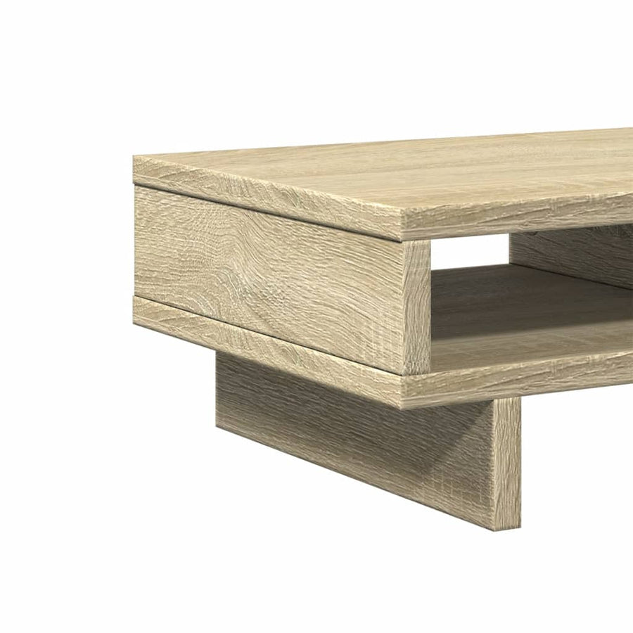 Monitorstandaard 50x27x15 cm bewerkt hout sonoma eikenkleurig