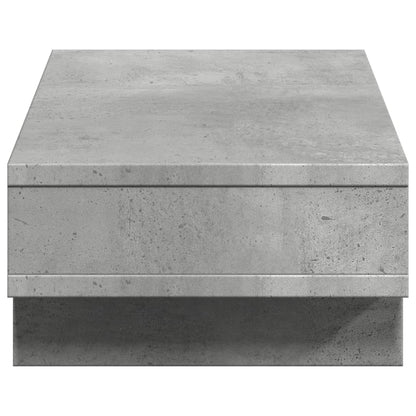 Monitorstandaard 50x27x15 cm bewerkt hout betongrijs