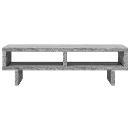 Monitorstandaard 50x27x15 cm bewerkt hout grijs sonoma eiken