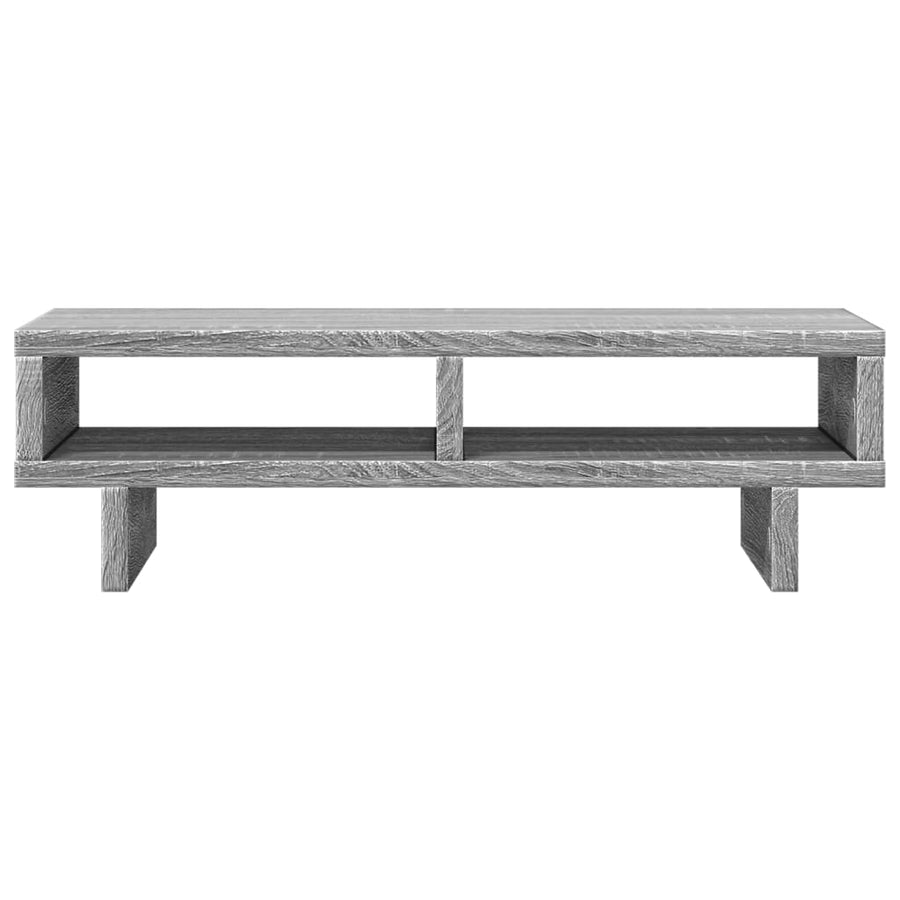 Monitorstandaard 50x27x15 cm bewerkt hout grijs sonoma eiken