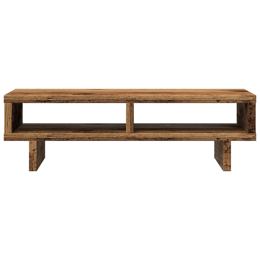 Monitorstandaard Bewerkt Hout Kleurig 50 x 27 x 15 cm Oud hout