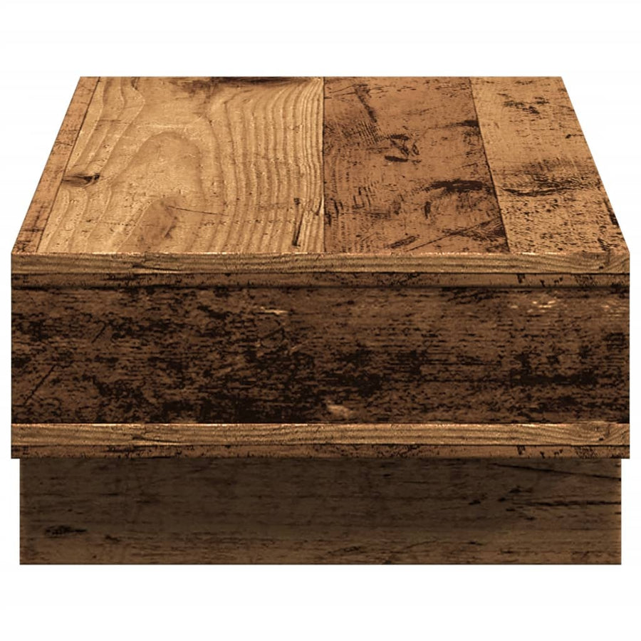 Monitorstandaard Bewerkt Hout Kleurig 50 x 27 x 15 cm Oud hout