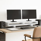 Monitor stand 100x27x15 cm treated wood white