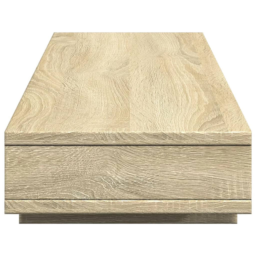Monitorstandaard 100x27x15 cm bewerkt hout sonoma eikenkleurig