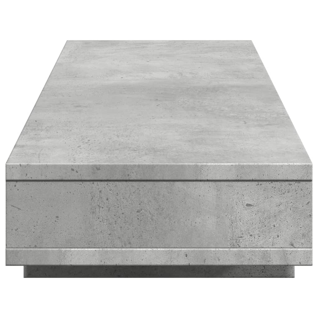 Monitorstandaard 100x27x15 cm bewerkt hout betongrijs