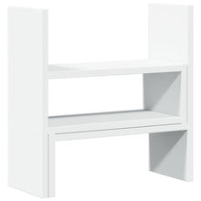 Bureau organiser 40x17x41 cm bewerkt hout wit