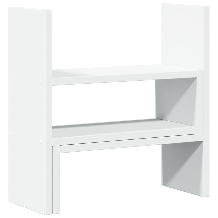 Bureau organiser 40x17x41 cm bewerkt hout wit
