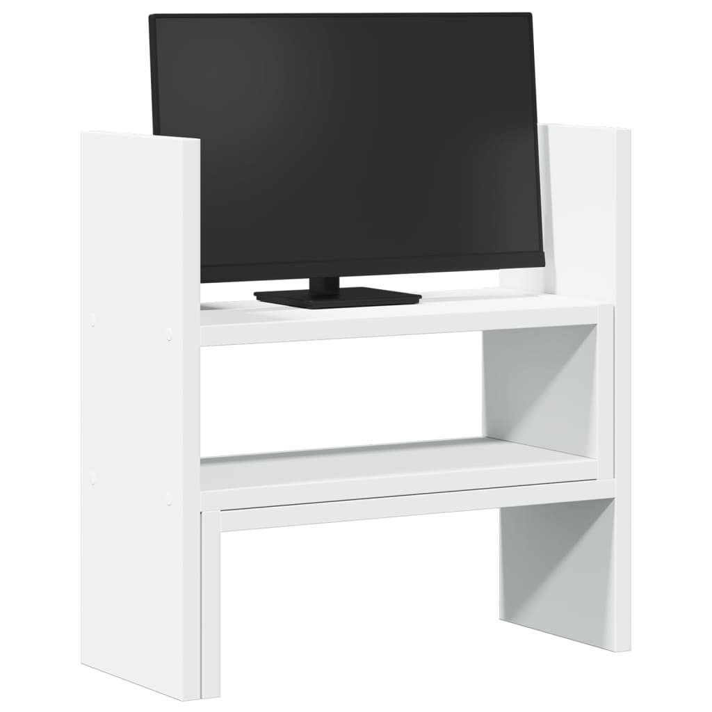 Bureau organiser 40x17x41 cm bewerkt hout wit