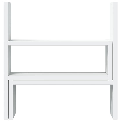 Bureau organiser 40x17x41 cm bewerkt hout wit