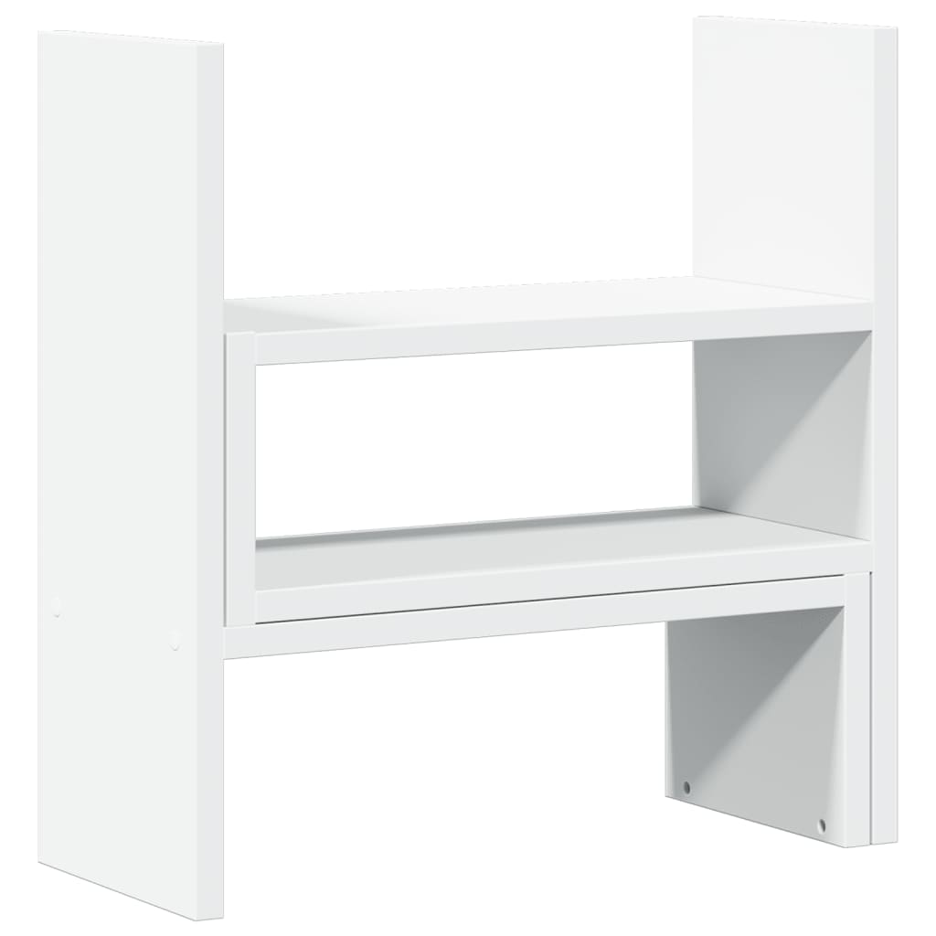Bureau organiser 40x17x41 cm bewerkt hout wit