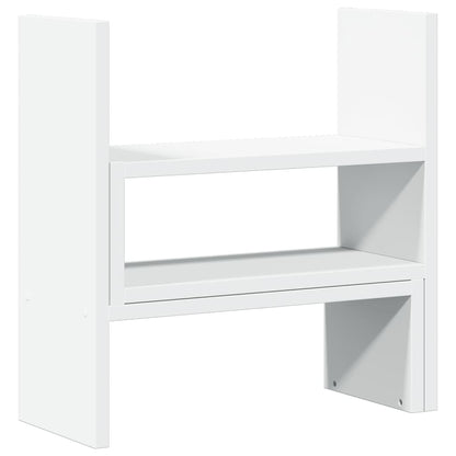 Bureau organiser 40x17x41 cm bewerkt hout wit
