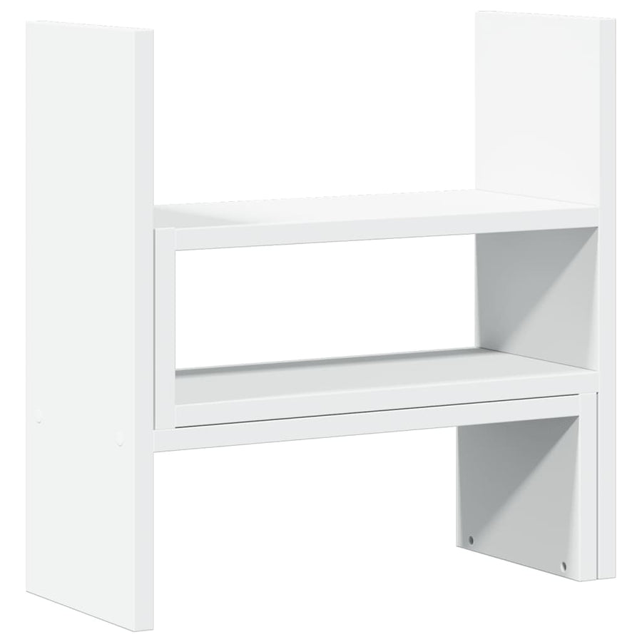 Bureau organiser 40x17x41 cm bewerkt hout wit