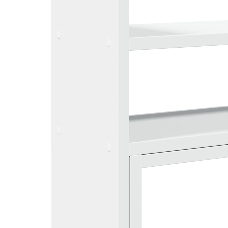 Bureau organiser 40x17x41 cm bewerkt hout wit