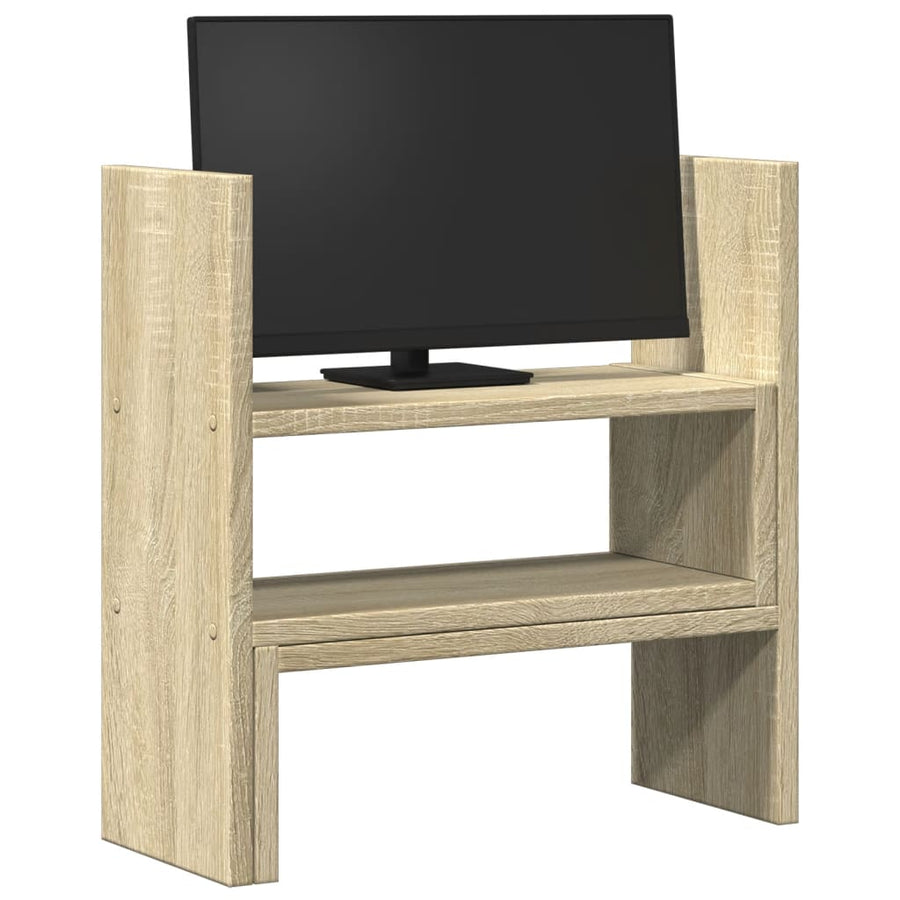 Bureau organiser 40x17x41 cm bewerkt hout sonoma eikenkleurig