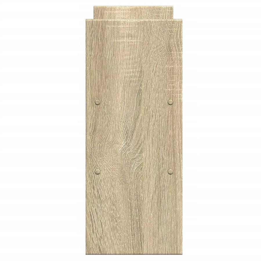 Bureau organiser 40x17x41 cm bewerkt hout sonoma eikenkleurig