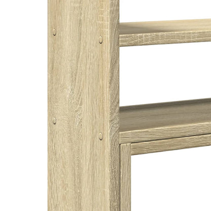 Bureau organiser 40x17x41 cm bewerkt hout sonoma eikenkleurig
