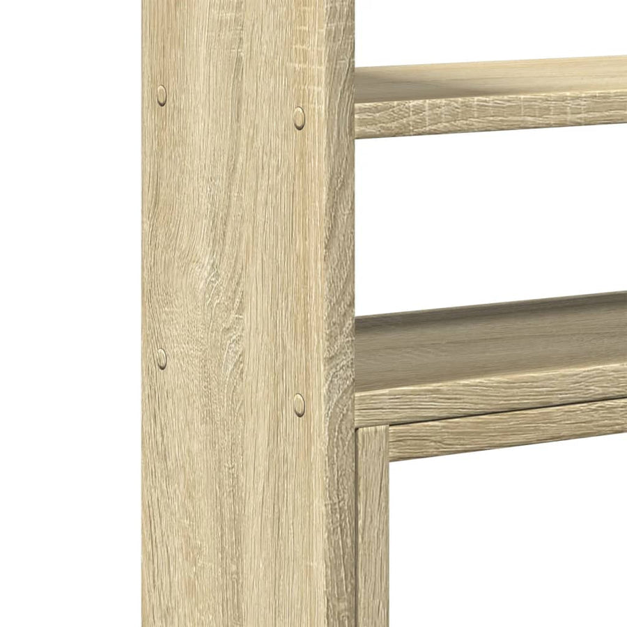 Bureau organiser 40x17x41 cm bewerkt hout sonoma eikenkleurig