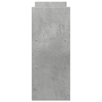 Bureau organiser 40x17x41 cm bewerkt hout betongrijs