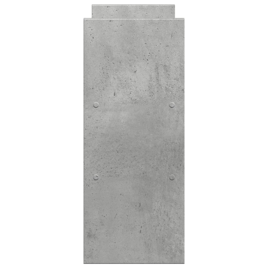 Bureau organiser 40x17x41 cm bewerkt hout betongrijs