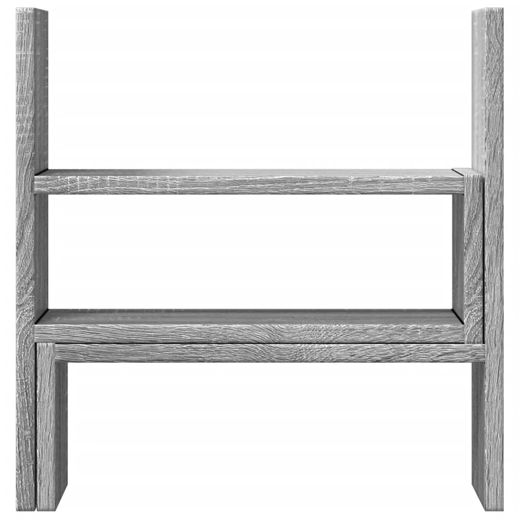 Bureau organiser 40x17x41 cm bewerkt hout grijs sonoma eiken