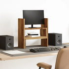 Desk organizer 40x17x41 cm processed wood old wood color