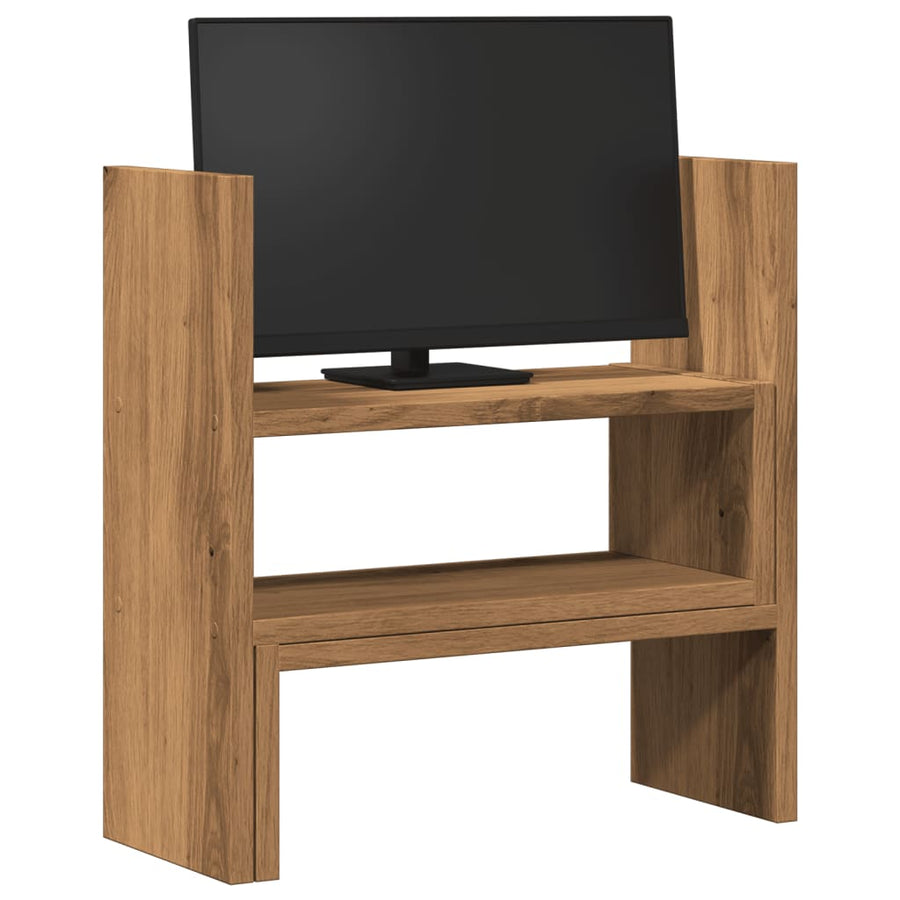 Bureau organiser 40x17x41 cm bewerkt hout artisanaal eiken