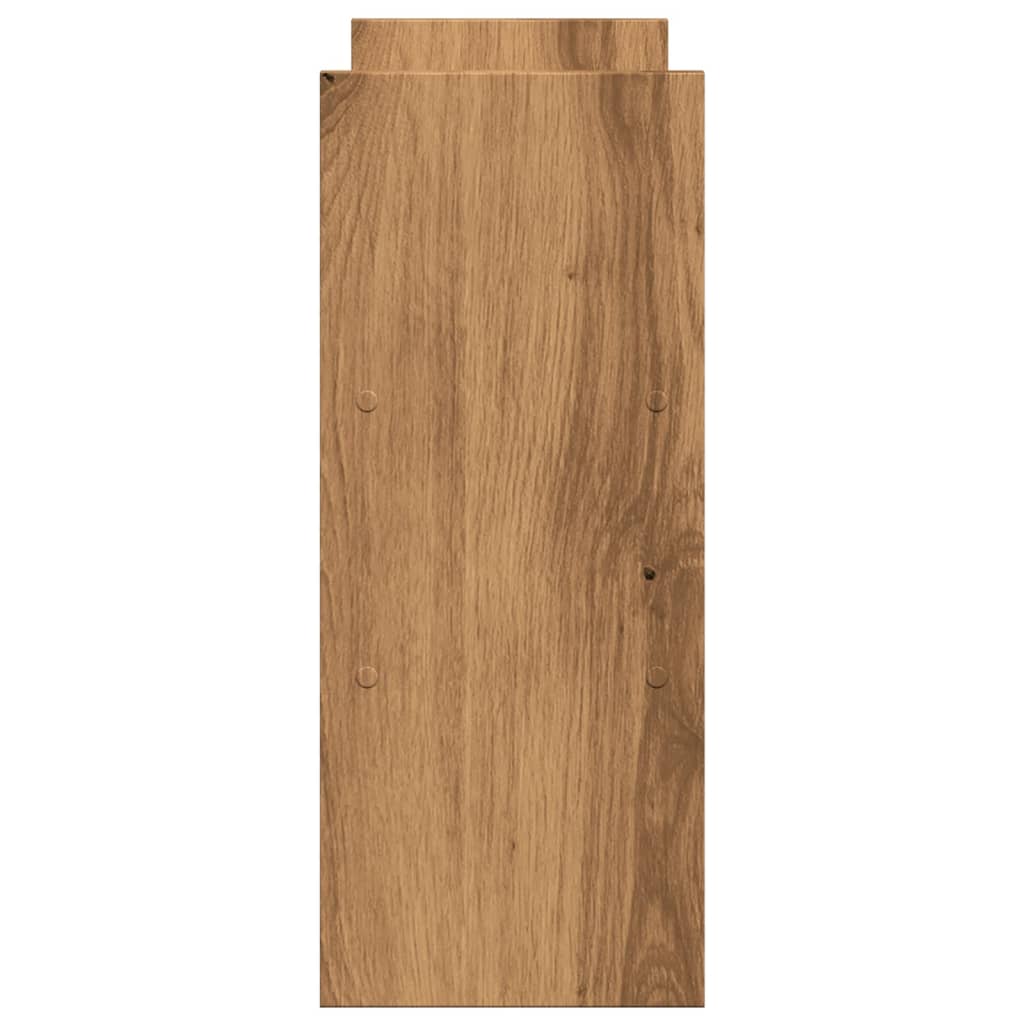 Bureau organiser 40x17x41 cm bewerkt hout artisanaal eiken