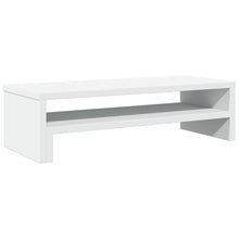 Monitorstandaard 54x22x15 cm bewerkt hout wit