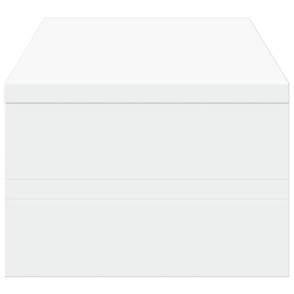 Monitorstandaard 54x22x15 cm bewerkt hout wit