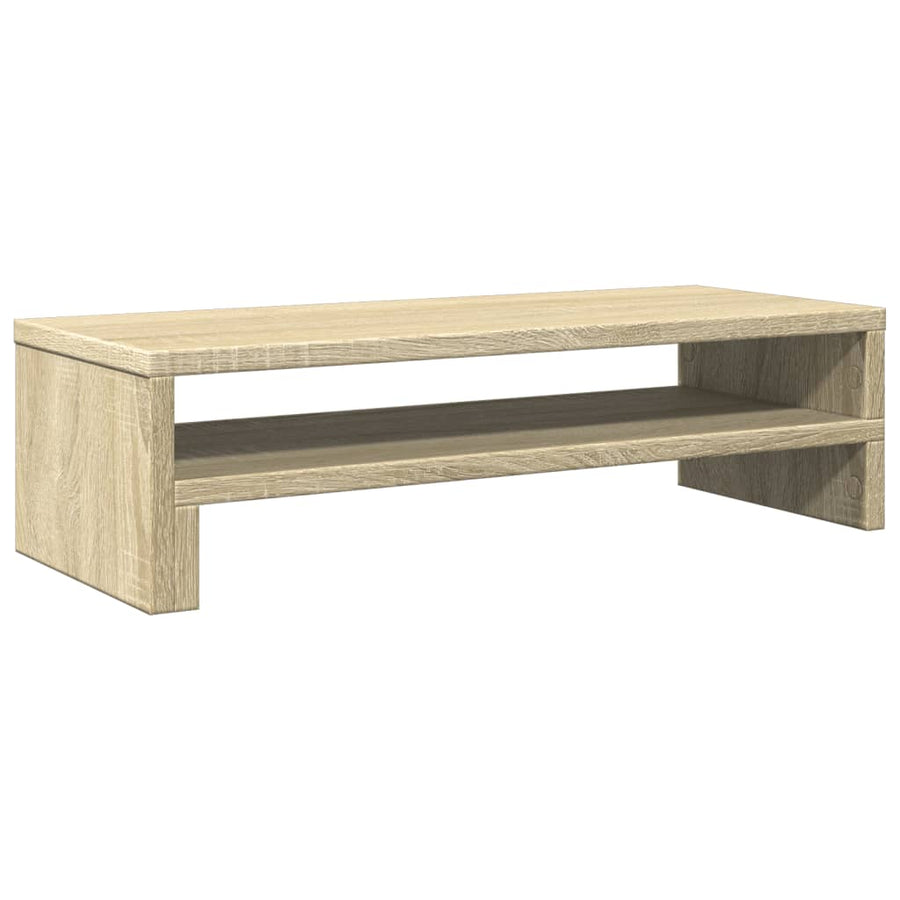 Monitorstandaard 54x22x15 cm bewerkt hout sonoma eikenkleurig