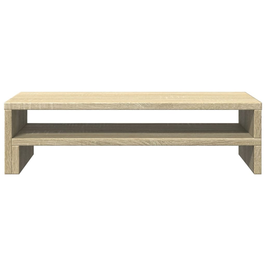 Monitorstandaard 54x22x15 cm bewerkt hout sonoma eikenkleurig