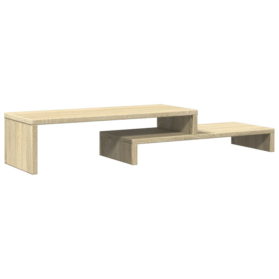 Monitorstandaard 54x22x15 cm bewerkt hout sonoma eikenkleurig