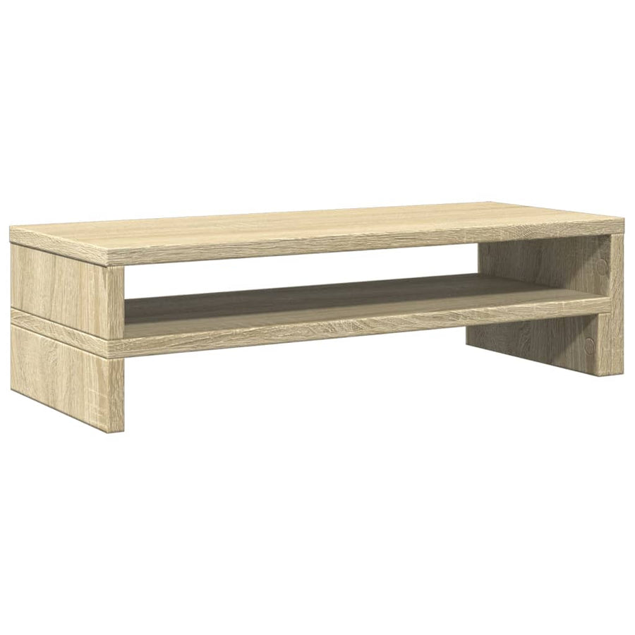 Monitorstandaard 54x22x15 cm bewerkt hout sonoma eikenkleurig