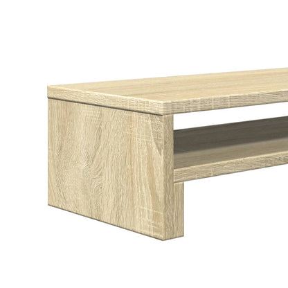 Monitorstandaard 54x22x15 cm bewerkt hout sonoma eikenkleurig
