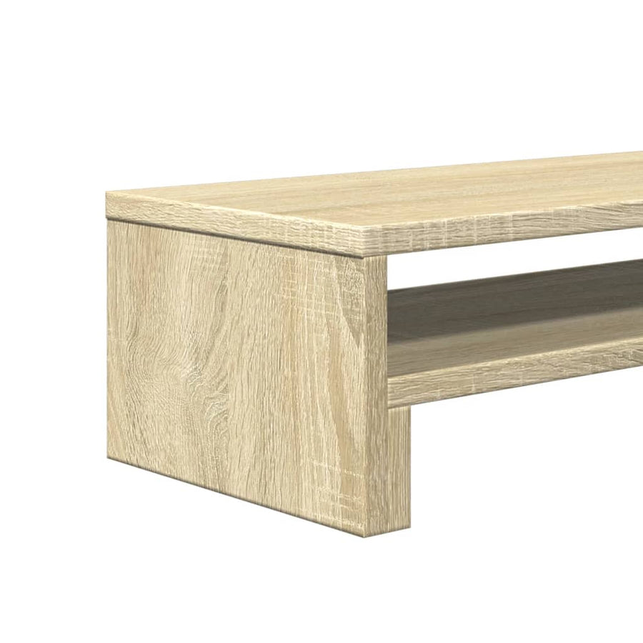 Monitorstandaard 54x22x15 cm bewerkt hout sonoma eikenkleurig