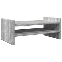 Monitorstandaard 50x27x20 cm bewerkt hout grijs sonoma eiken