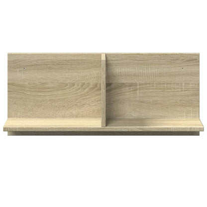 Wandkast 70x16,5x30 cm bewerkt hout sonoma eikenkleurig