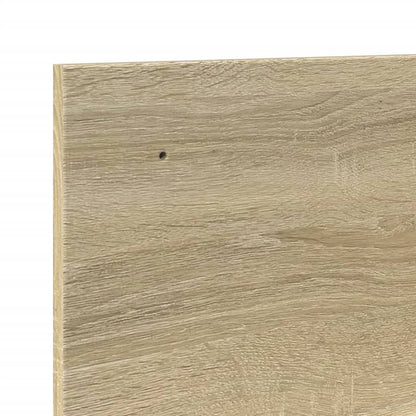 Wandkast 70x16,5x30 cm bewerkt hout sonoma eikenkleurig