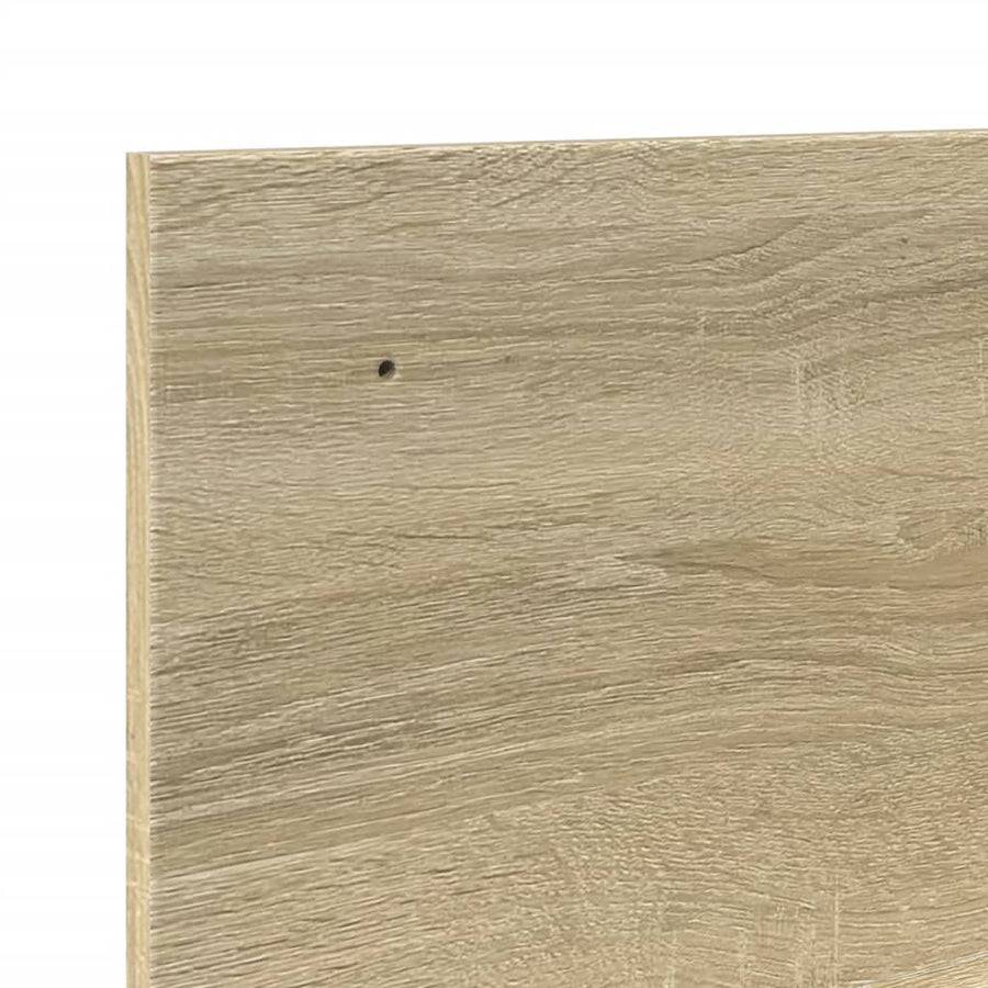 Wandkast 70x16,5x30 cm bewerkt hout sonoma eikenkleurig