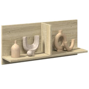 Wandkast 70x16,5x30 cm bewerkt hout sonoma