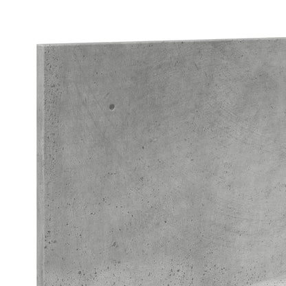 Wandkast 70x16,5x30 cm bewerkt hout betongrijs